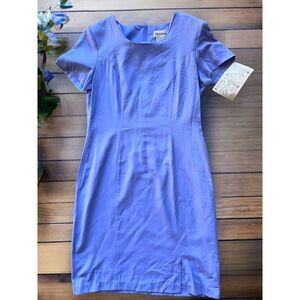 Vintage NWT Jennifer James Pencil Front Slit Dress Sz 10 Deadstock